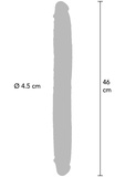 ToyJoy Get Real Silicone Foreskin Double Dong 46cm