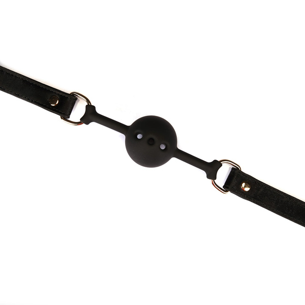 Кляп Boudoir Amor Black Ball Gag Liebe Seele