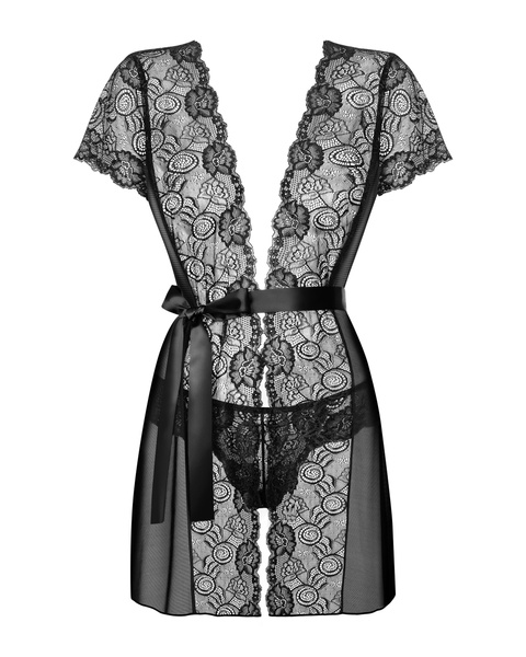 Пеньюар зі стрінгами Alluria L/XL Obsessive