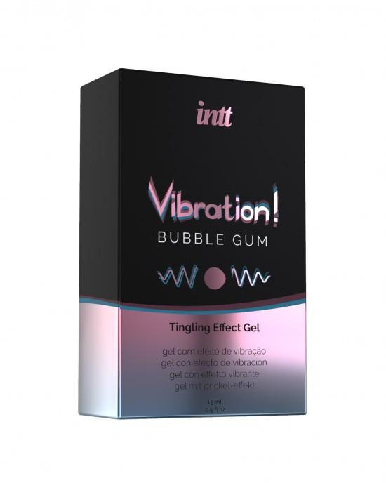 intt żel stymulujący VIBRATION! Bubble Gum 15 ml