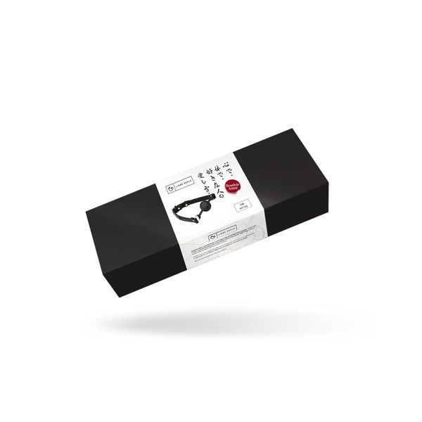 Кляп Boudoir Amor Black Ball Gag Liebe Seele