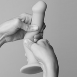 Strap-on-me Silicone Bendable Dildo Double Density L Vanilla