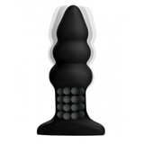 Wibrujący Korek Analny Model I Rippled Rimmer Plug With Remote Rimmers