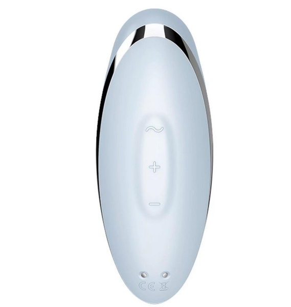 Stymulator łechtaczki Tap & Climax 2 blue Satisfyer