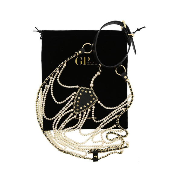 Нашийник з перлами BDSM Pearl Pleasure Collar Guilty Pleasure