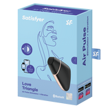 Stymulator Łechtaczki Love Triangle Black With App Satisfyer