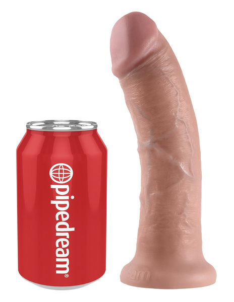 King Cock 8' Cock Flesh dildo cieliste 20cm