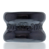 Naciagacz jąder [SIL/TPR] SQUEEZE SHORT Ballstretcher Black Oxballs