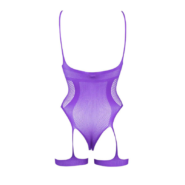 Open-Cup Strappy Teddy Purple OS Le Desir