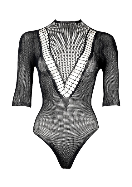 Body Le Désir Short Sleeve Teddy One Size Black Le Désir