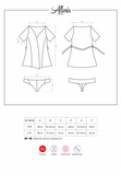 Пеньюар зі стрінгами Alluria L/XL Obsessive