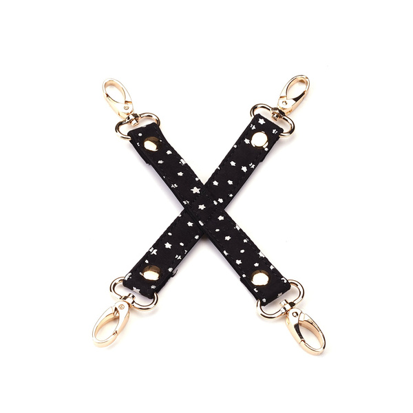 Zestaw Stary Nights 7Pcs Bondage Kit Black Stary Pu Liebe Seele