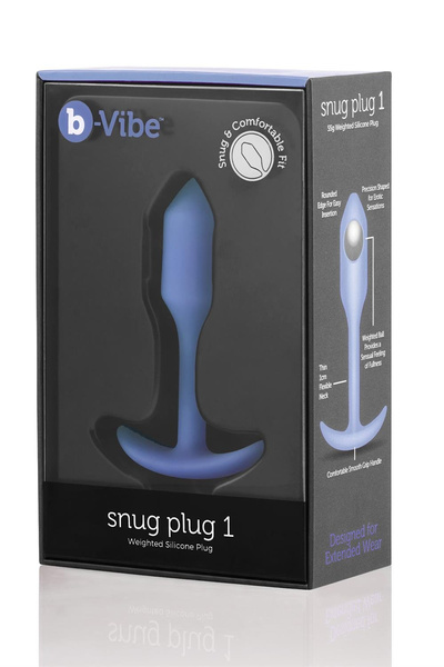 Анальний пробка Snug Plug 1 Violet b-Vibe