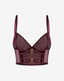 Напівкорсет Gwen бордового кольору S Promees