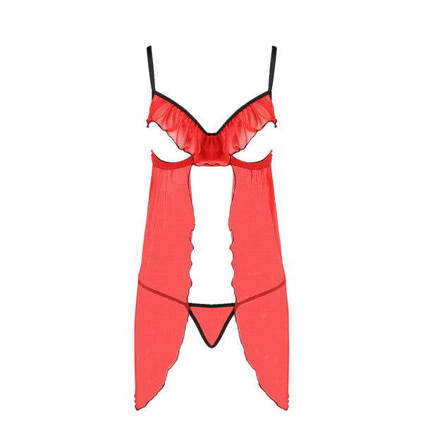 CHERRY CHEMISE Red L/XL Passion