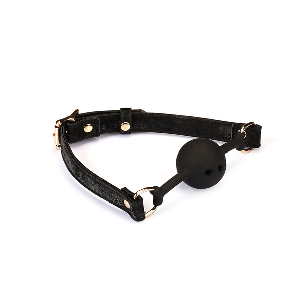 Кляп Boudoir Amor Black Ball Gag Liebe Seele
