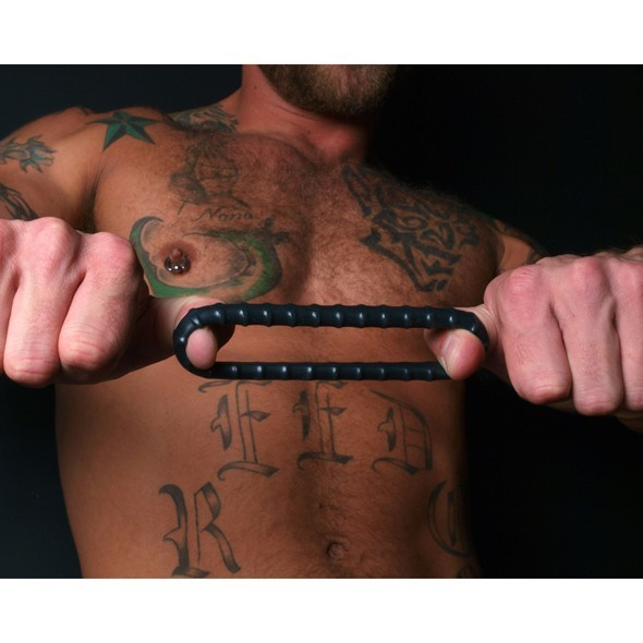 Ерекційне Кільце Ribbed Ring Black Perfect Fit