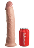 Miękkie Silikonowe Dildo Z Twardszym Rdzeniem 11 Inch Dual Density Silicone Cock Light King Cock