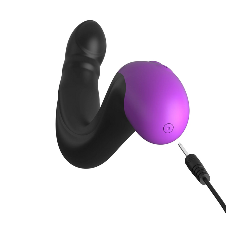 Auto-Throb Inflatable Vibrating Plug