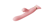 Rozgrzewający się wibrator z główką w kształcie róży Zalo Rose Vibrator Strawberry Pink