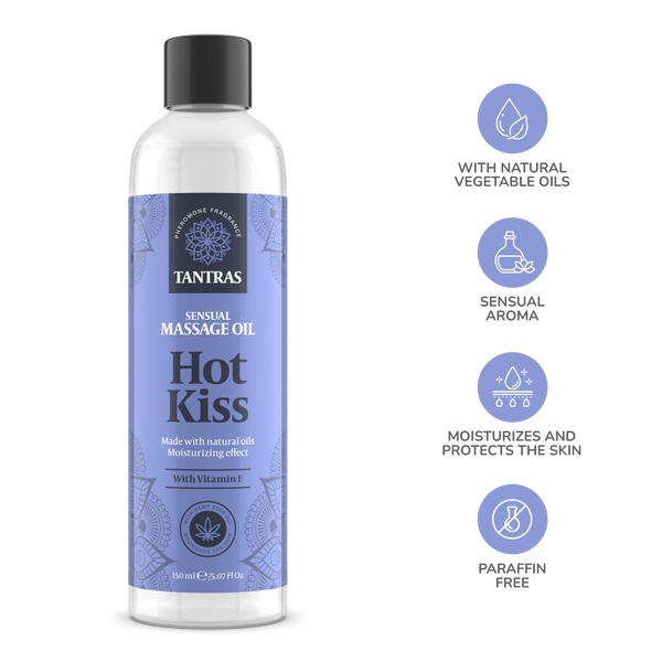 Масажне масло Tantras Love Oil Hot Kiss 150Ml IntimateLine
