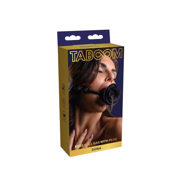 Кляп Donna Rose Ball Gag With Plug Taboom