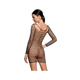 Passion Czarna Siatka Bodystocking BS093 Black