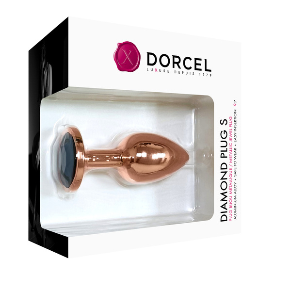 Korek analny Diamond Plug Rose Gold S Dorcel