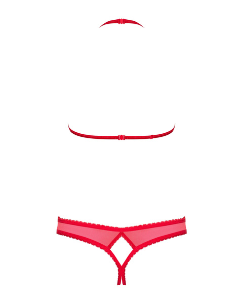 870-Sec-3 комплект 2-частинний червоний S/M Obsessive