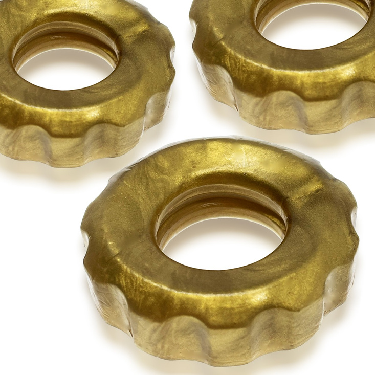 Hünkyjunk Super Huj 3pack Cockrings Bronze