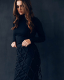 Еротична спідниця до колін Stella M/L Promees