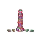 Larva Silicone Ovipositor Dildo With Eggs Creature Cocks