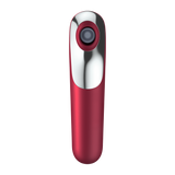 Stymulator łechtaczki z wibratorem Dual Love Red Satisfayer