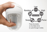 Flip Zero Electronic Vibration White Tenga