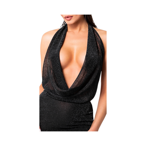 Сукня F351 Luminara Mini Dress XL Noir Handmade