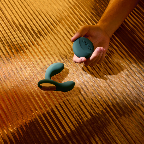 Масажер простати Hugo 2 Remote Green Lelo