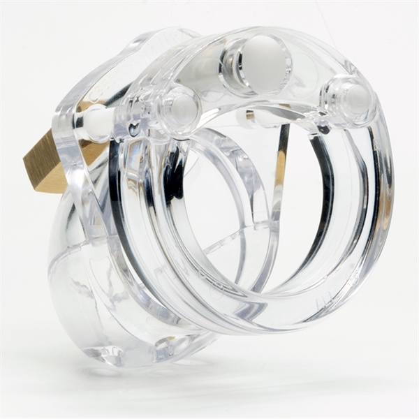 Poliwęglanowy pas cnoty CB-X Mini Me Chastity Cage Clear