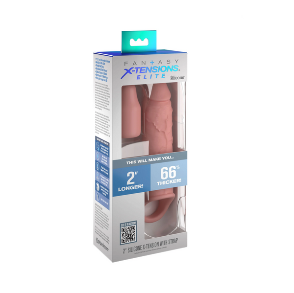 Nakładka na penisa Fantasy X-Tensions Elite 2" Silicone 