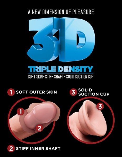 Plus 5' Triple Density Cock King Cock