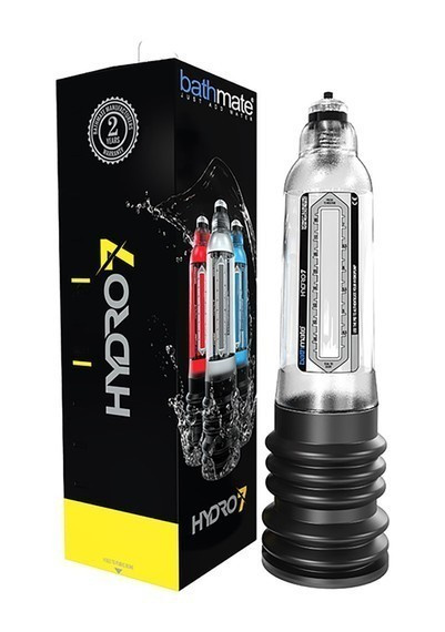 Водяна помпа для збільшення пеніса Hydro7 Crystal Clear Bathmate