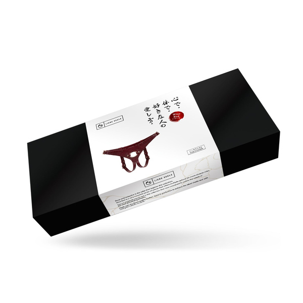 Упряжка Wine Red Strap-On Harness Liebe Seele