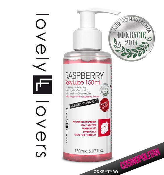 Raspberry Tasty Lube Лубрикант Їстівний 150 Ml Lovely Lovers