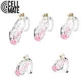 Pas cnoty Guardian Chastity Cage Clear Size 3 CELLMATE