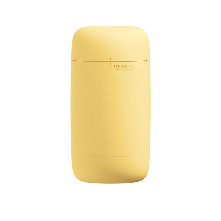 Tenga masturbator Puffy Custard Yellow