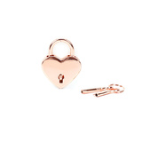 Замок Rose Gold Heart Shape Padlock (2Pcs A Set) Liebe Seele
