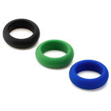 Je Joue Silicone Cock Ring Trio - All 3 Stretch Levels