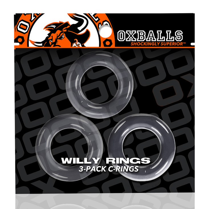 Oxballs - Willy Rings Cockrings 3 pcs Transp.