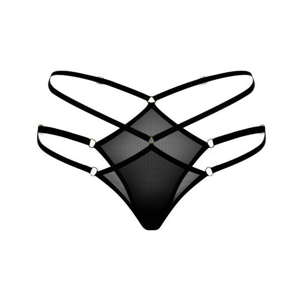 Reina Black Stringi Onesize Promees