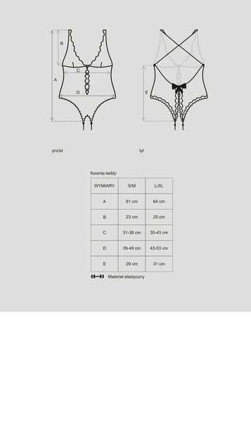 Obsessive body Fiorenta L/XL