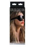 Opaska na oczy z ekoskóry Taboom Intense Dark Blindfold Black